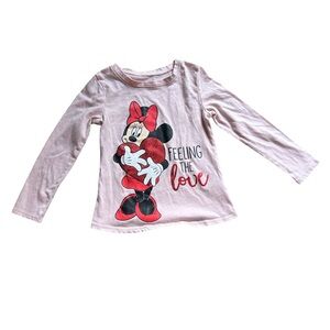 Disney Minnie Mouse Pink Toddler Shirt 3t